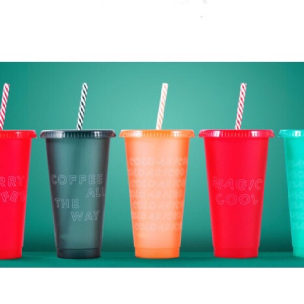 Starbucks Holiday Reusable cold cups
